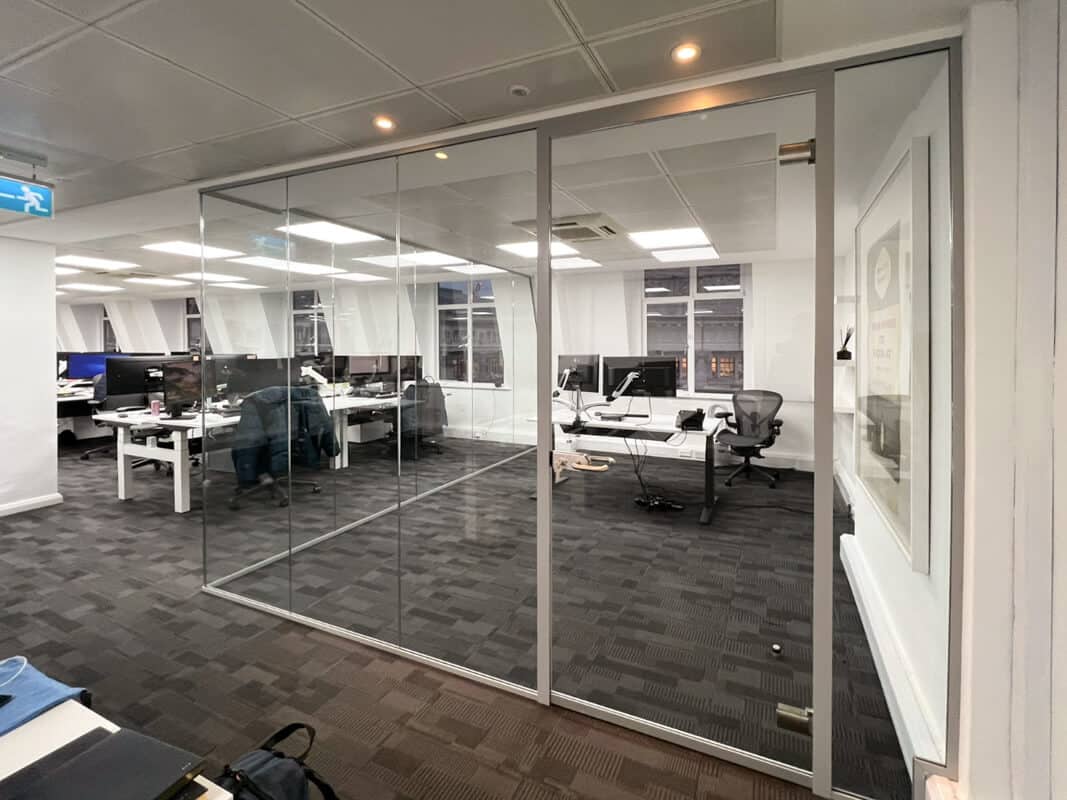 Acoustic Glass Partitions In London Glass Partitioning Uk