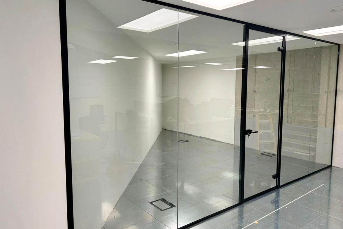 Glass Partitioning Installation