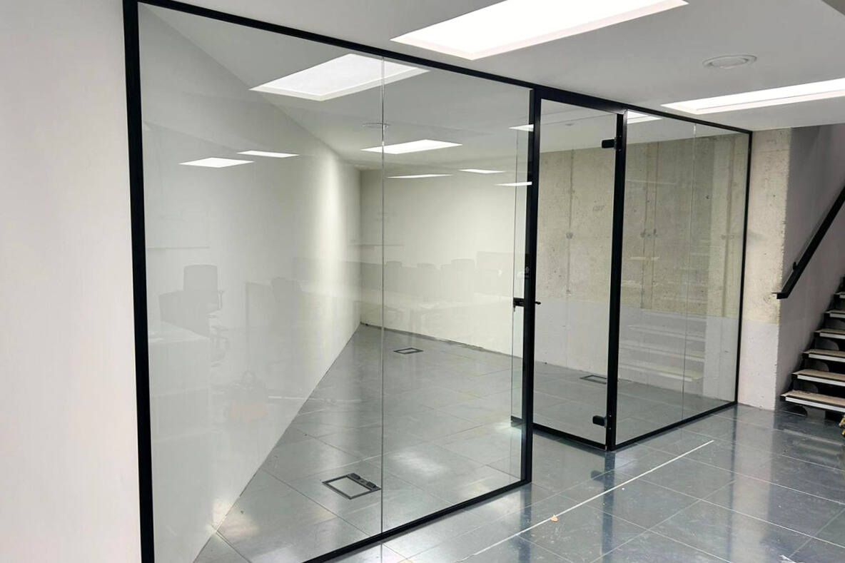 Glass Partitioning Installation